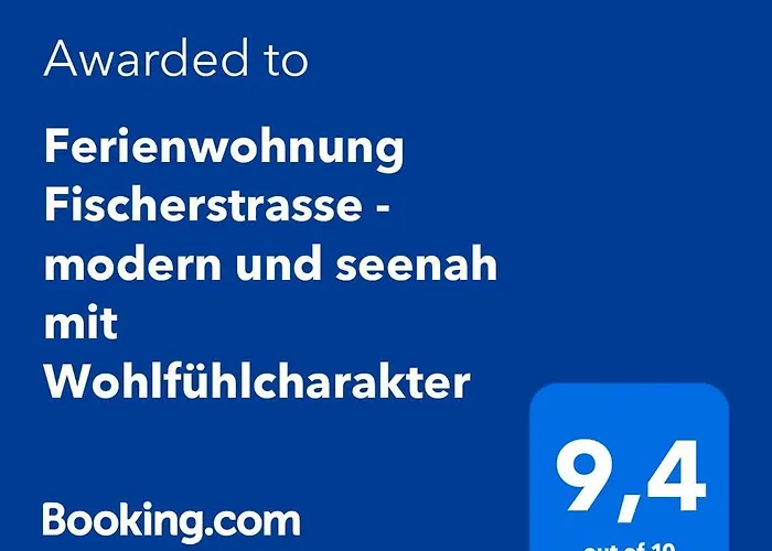 Fischerstrasse - Modern Und Seenah Mit Wohlfuehlcharakter